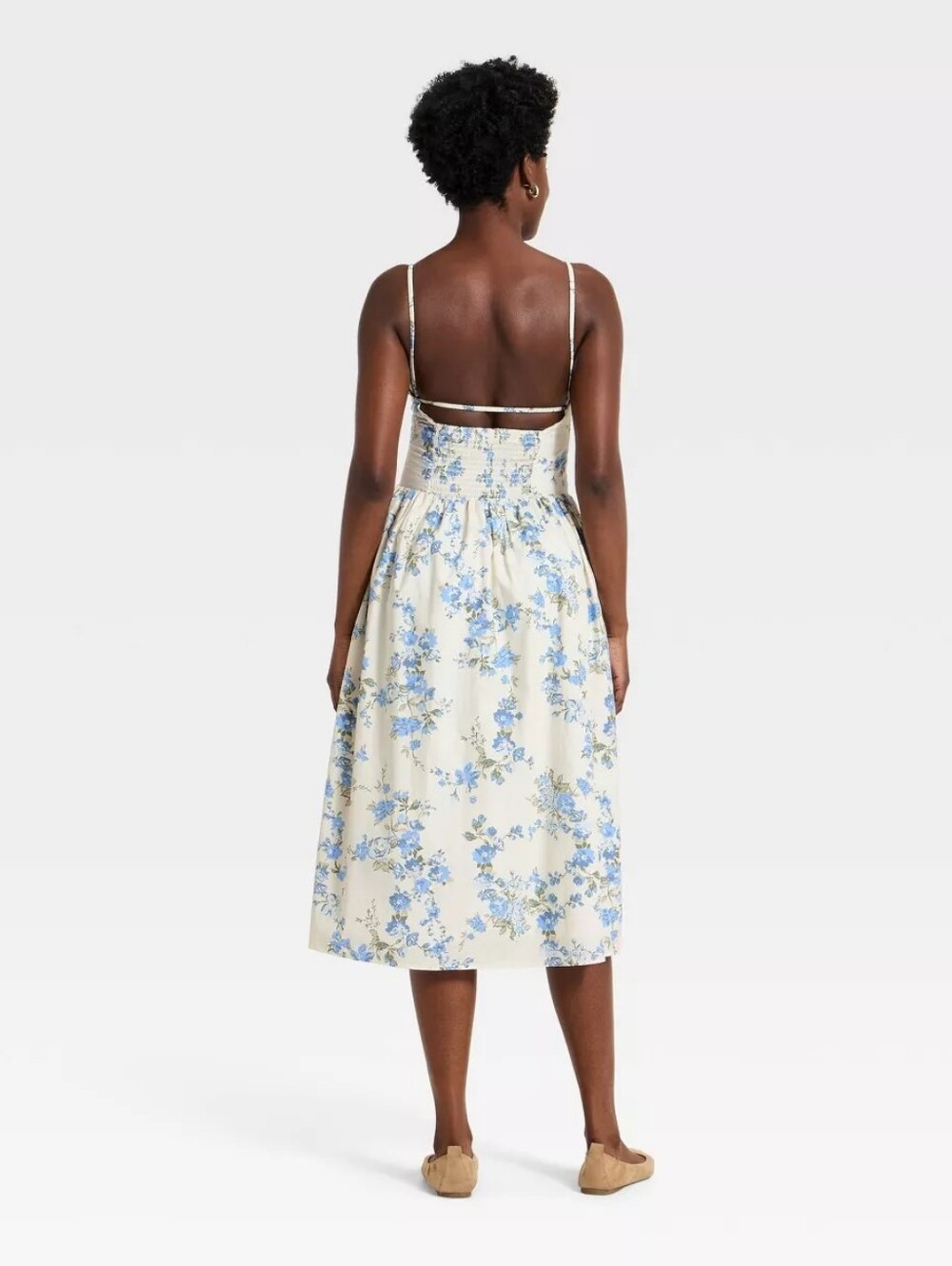 NWT A New Day™ Corset Floral Midi Dress - Picture 10 of 10